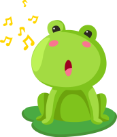 Frog Cartoon - Preschool Movement Classes